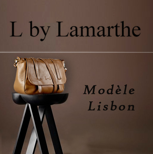 Sac a main femme haut de gamme LISBON Brun L by Lamarthe